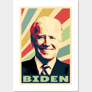 Joe Biden Vintage Colors Posters and Art